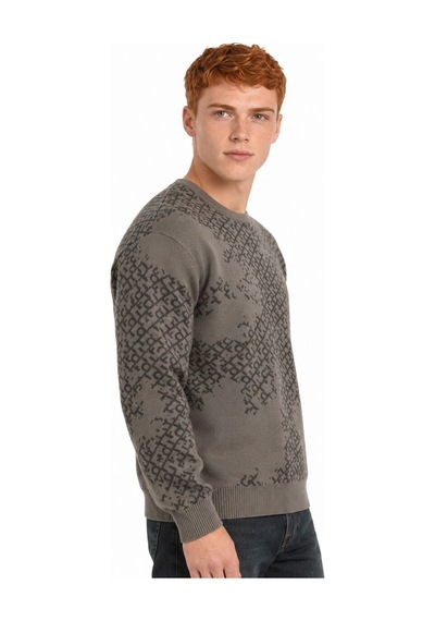 Loft Relax Fit Erkek Kazak Lf2044331 Q1.v1 Haki