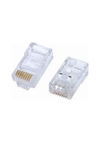 Rj 45 Cat5 Jak Cat5 Jack Konnektör Konnektör 8P8C 100'lü
