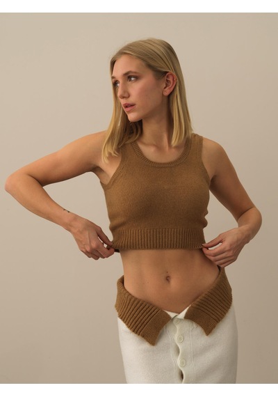 Xint Camel Lüks Pamuk Dokulu Regular Fit Atlet 850917