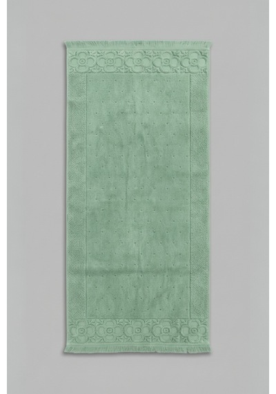 Fesun Mint Yeşili Ayak Havlusu - 70x130cm, 690gr, %100 Pamuk, Spa Ve Otel Banyo Paspası, Günlük Kullanım Mint Yeşil