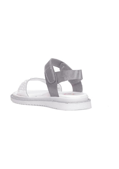 Elit Şa-p-036-25y Patik Kız Çocuk Düz Sandalet Gümüş Gümüş
