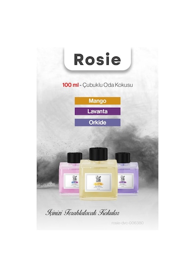 Orkide, Mango Ve Lavanta 3'lü 100 Ml Çubuklu Oda Kokusu Fresh