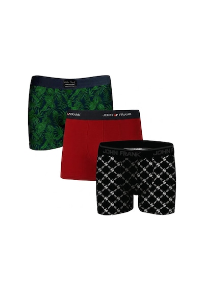 John Frank Logolu Pamuklu 3'lü Paket Boxer Erkek Boxer Jfbs3 Yeşil-kırmızı-sbeyaz John Frank Logolu Pamuklu 3'lü Paket Boxer Erkek Boxer Jfbs3 Yeşil-kırmızı-sbeyaz