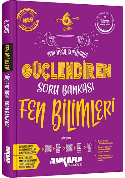 Ankara 2025 6. Sınıf Fen Bilimleri Güçlendiren Soru Bankası Güncel Müfredat