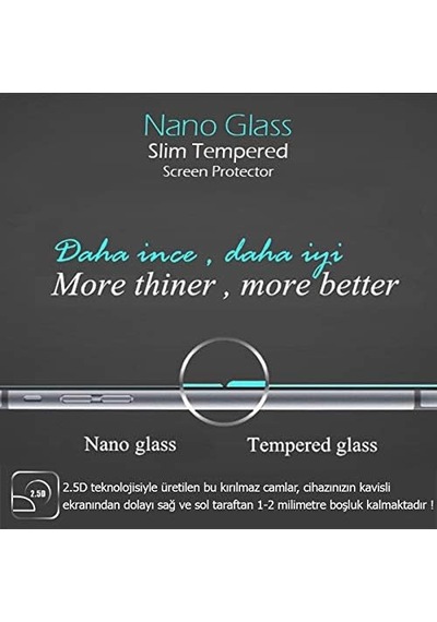 Apple iPhone Uyumlu 8 Plus Ekran Koruyucu Nano Cam 3&apos Lü Paket