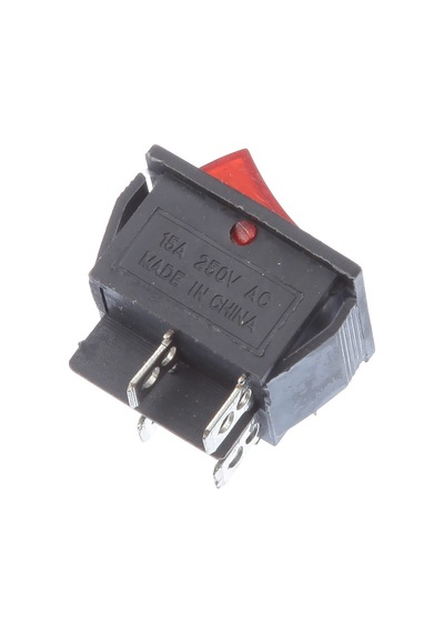Tek-iş On Off Işıklı Anahtar Geniş Difaze 16a Elektrkli Cihaz Anahtarı