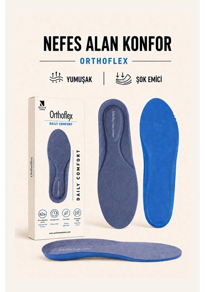 Of03 Daily Comfort Nefes Alabilen, Yumuşak Ve Darbe Emici Günlük Ortopedik Ayakkabı İçi Tabanlık