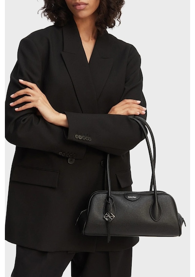 Calvin Klein Logolu Omuz Askılı Çanta Lv04f3743gsıd Bayan Çanta Lv04f3743g Sıd Siyah