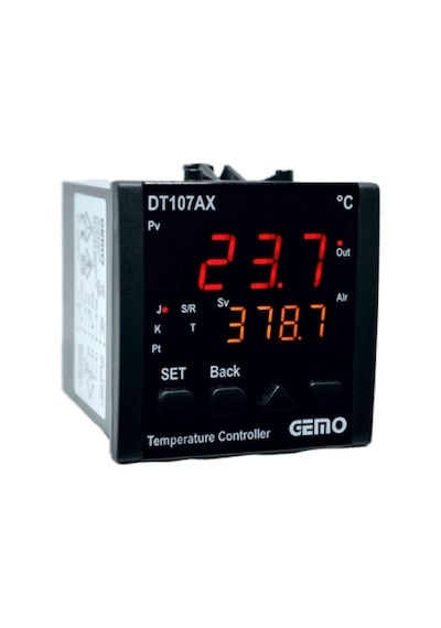 Gemo Dt107ax-230vac-r ,72x72mm 110v..220vac Pt100/tc Kontak-2a2k Isı Kontrol