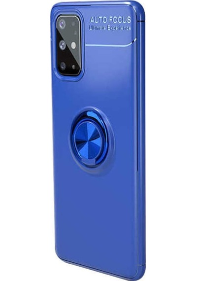 Samsung Galaxy Uyumlu S20 Plus Kılıf Yüzüklü Magnetli Ravel Case