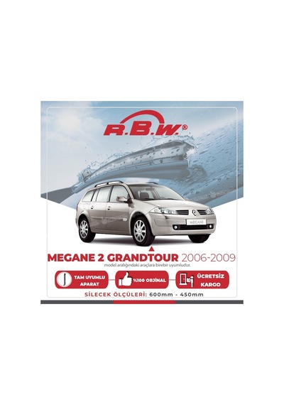 Rbw Renault Megane 2 Grandtour 2006 - 2009 Ön Muz Silecek Takımı