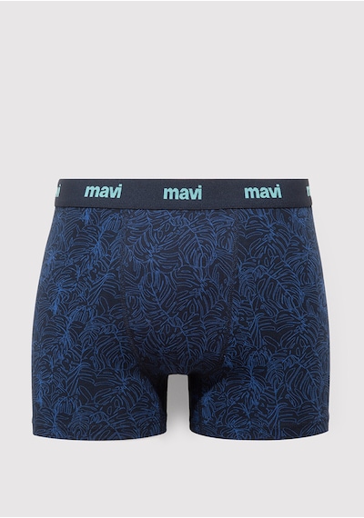 Mavi - 5li Renkli Boxer 0912283-70490 Çok Renkli
