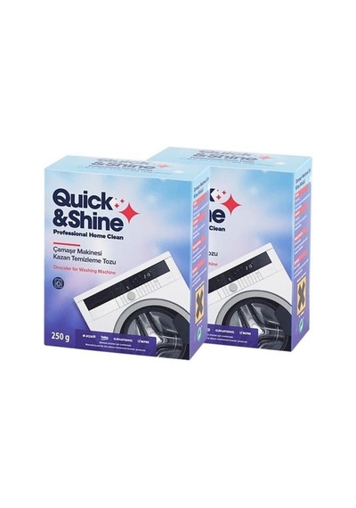 Quick Shine Çamaşır Makinesi Kazan Temizleme Kireç Sökücü Tozu 2