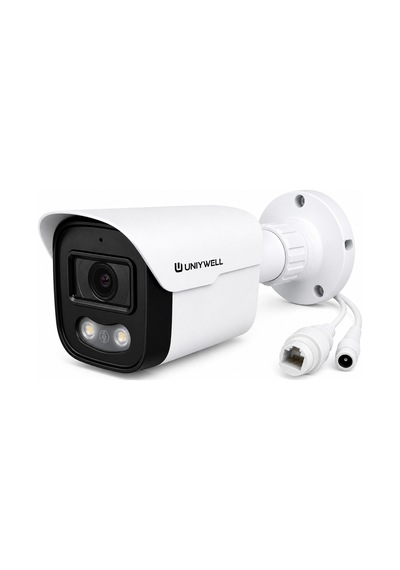 Unıywell Profesyonel 3mp Poe Sesli Ip Bullet Kamera Ip66 Onvıf Dual Smart Led Gece Görüşü