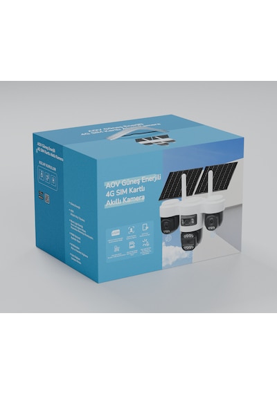 Radem Rd-104 4 Lens 3ptz Solar 4g Güvenlik Kamerası - 16000 Mah Batarya, Çift Yönlü Ses, Renkli Gece Görüşü & Ip66