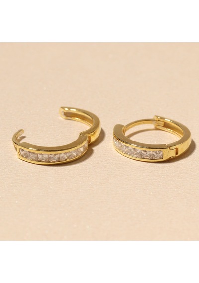 Halka Küpe 718875 Gold Gümüş