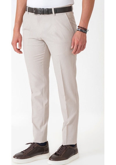 Comfort Fit Rahat Kalıp Pileli Esnek Pamuklu Çizgili Taş Jogger Pantolon P 1218 Comfort Fit Rahat Kalıp Pileli Esnek Pamuklu Çizgili Taş Jogger Pantolon P 1218
