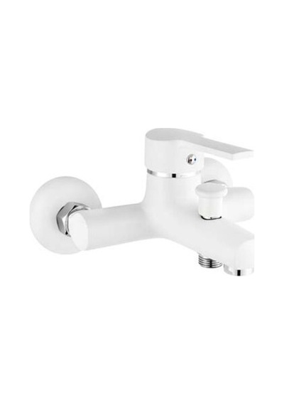 Beyaz Krom Banyo Bataryası Musluğu Pirinç Gövde Diğer