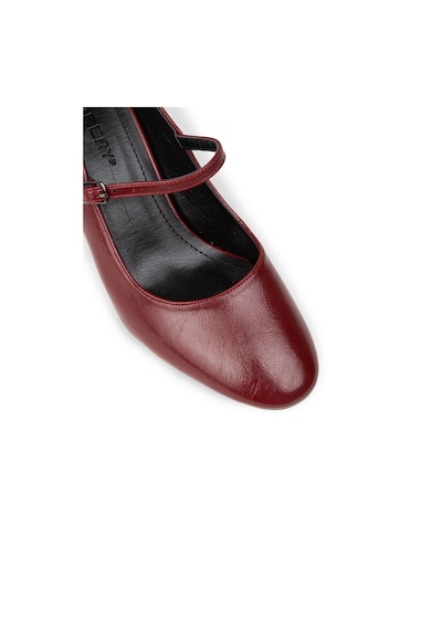 Deery Kadın Vintage Bordo Rugan Mary Jane Ayakkabı - K7100zbrdm01 Bordo