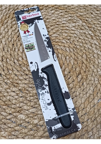 Sürmene 61004 Mutfak Bıçağı 9,50 Cm Siyah Çok Renkli