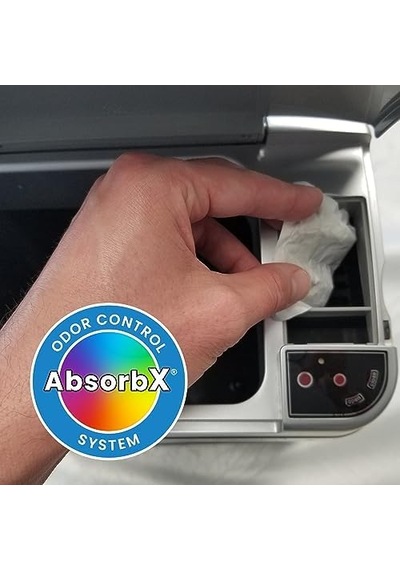 İtouchless 3'lü Paket Kompakt Absorbx Koku, Çöp Kutusu Filtreleri 10l Siyah