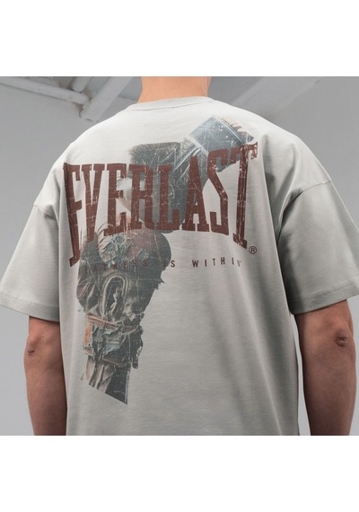 Everlast Boxing Heritage Oversize Gri Erkek T-shirt Tm0133 Gri