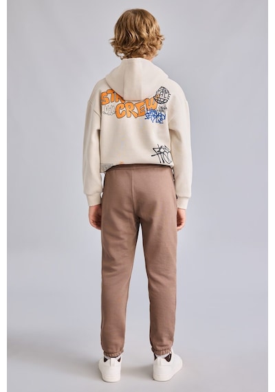 Defacto Regular Fit Lastikli Paça Jogger Pantolon Erkek Çocuk I0596a826aubg712 Bej-bg712
