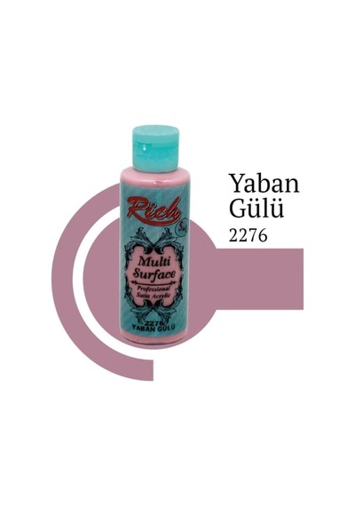 Rich Multi Surface 2276 Yaban Gülü Akrilik Boya 120 Cc Diğer
