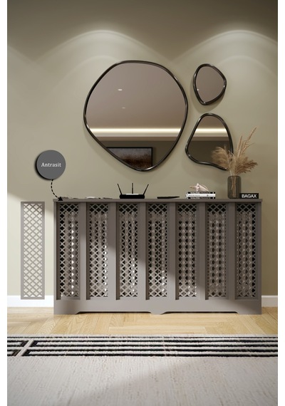 Dekoratif Petek Kaplama Modern Kalorifer Peteği Gizleme Ünitesi 11 Desen 9 Renk İç Ölçü 136 Cm Dış Ölçü 140 Cm Petek 136 Antrasit D3 Dekoratif Petek Kaplama Modern Kalorifer Peteği Gizleme Ünitesi 11 Desen 9 Renk İç Ölçü 136 Cm Dış Ölçü 140 Cm Petek 136 Antrasit D3