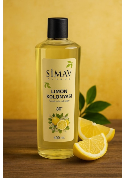 Termal Su'lu Limon Dökme Kolonya- 400 Ml