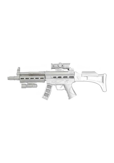 Tüfek 57 Cm Pilli Ekipmanı Dürbünlü Model