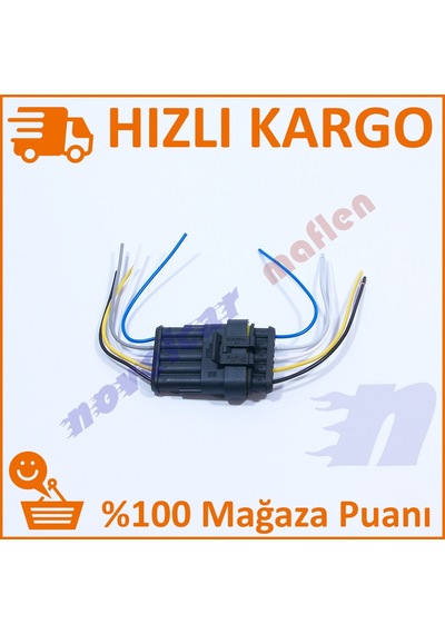 Maflen Su Geçirmez Hazır Bağlantı Soket 5pin Dişi erkek Set-s2930