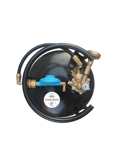 Step Doldurulabilir Karavan LPG tank Seti Siyah