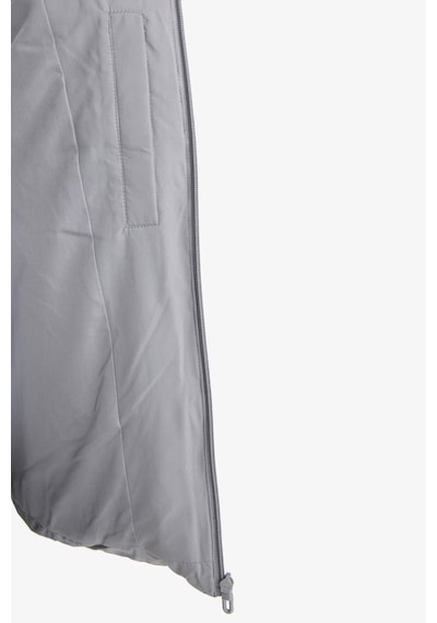 Defacto Defactofit Su İtici Regular Fit Kapüşonlu Fermuarlı Rüzgar Geçirmez Mont E9487ax25wngr91 Gri-gr91