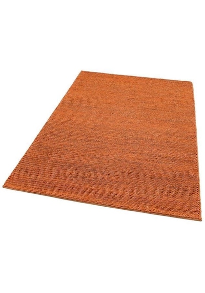 Eko Halı Flatweave Choti Fine Rust El Dokuma Jüt Kilim Turuncu