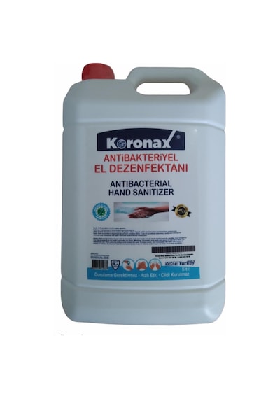 Koronax Alkollü El ve Cilt Dezenfektanı 5 L