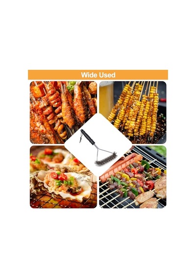 Mangal Fırçası, Izgara Temizleme Fırçası, Paslanmaz Çelik, Ekstra Uzun Mangal Temizleme Fırçası, Gazlı Izgara İçin Barbekü Izgara Temizleme Fırçası, Isı Yalıtımı, Tel Fırça, Izgara İçin Mangal