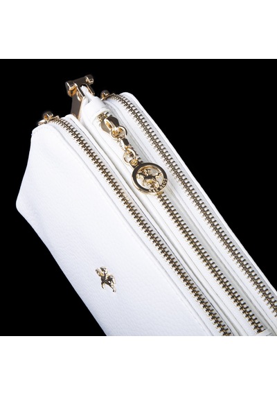 Nas Bag Mini Boy Kadın 3 Gözlü Çapraz Çanta En 18 Cm Boy 11 Cm Beyaz Lopez