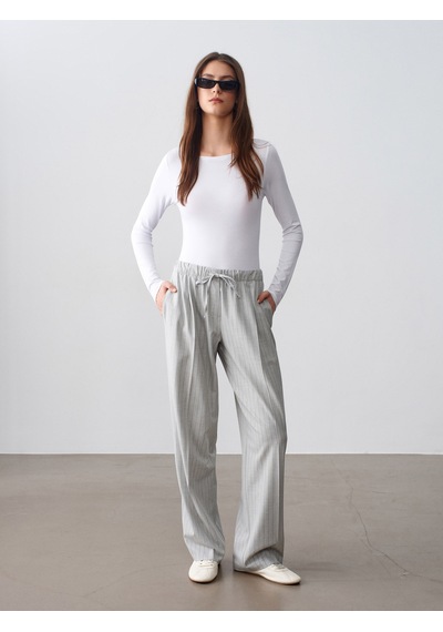 Dilvin 32549 Kayık Yaka Bodysuit-beyaz Beyaz
