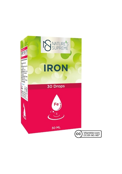 Nature's Supreme Vişne Iron Damla 30 ML