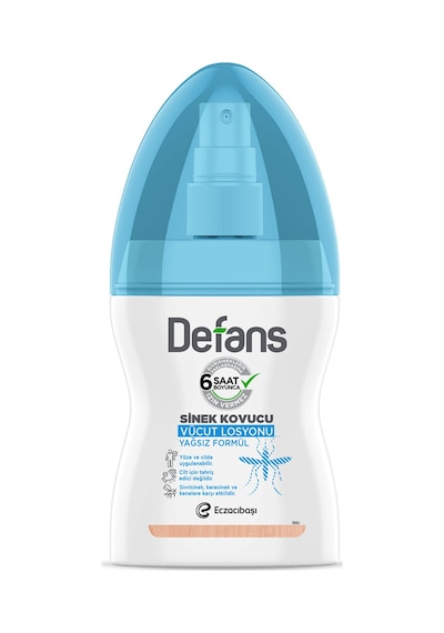 4 Adet Defans Sinek Kovucu Su Bazlı Vücut Losyonu 100 Ml