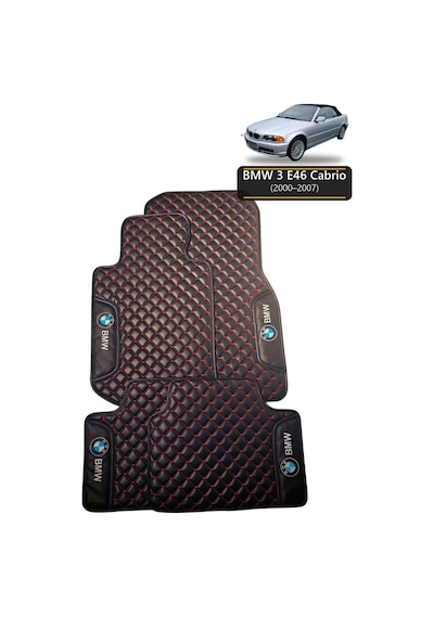 Oto Deri Paspas Seti Bmw 3 E46 Cabrio 2000 2007 Uyumlu Sport Kaymaz & Şık Tasarım