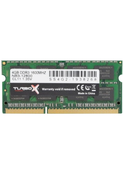 Turbox Race Lap S 4 GB DDR3 1600 MHz CL11 Notebook Ram