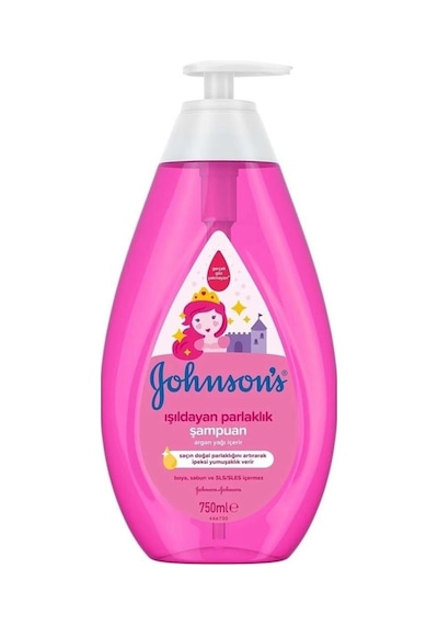 Johnsons Baby Bebek Şampuanı 750ml Işıldayan Parlaklık 4 Lü Set