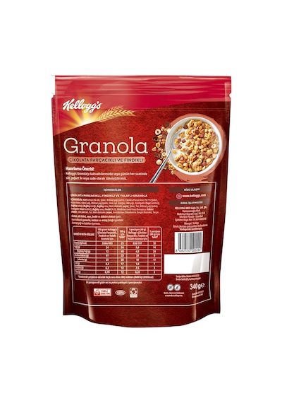 Kellogg's Granola Çikolatalı Fındıklı 340 G