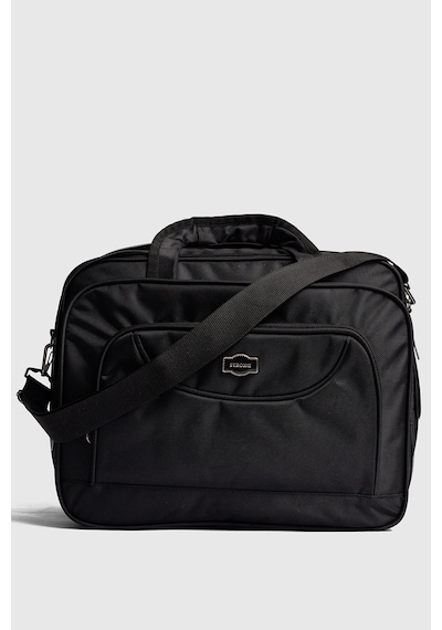 Strong Bag 15.6" İnç Körüklü Evrak Bilgisayar Notebook Laptop Çantası Kse01 Siyah Siyah