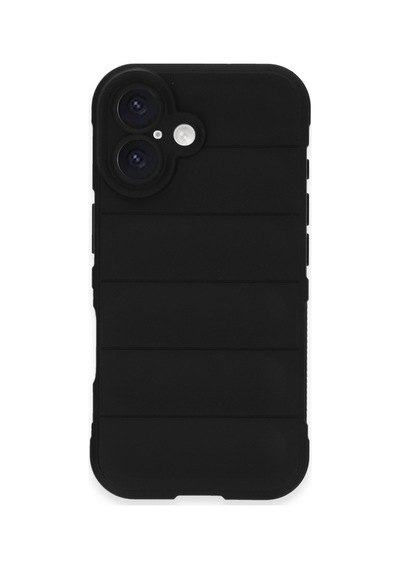 Apple Uyumlu   iPhone 16 Kılıf Optimum Silikon - Siyah