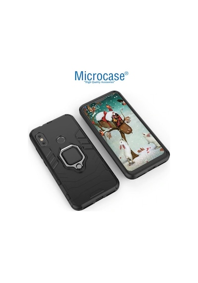 Xiaomi Mi A2 Lite Batman Serisi Yüzüklü Kilif + Tam Kaplayan Cam 350741927