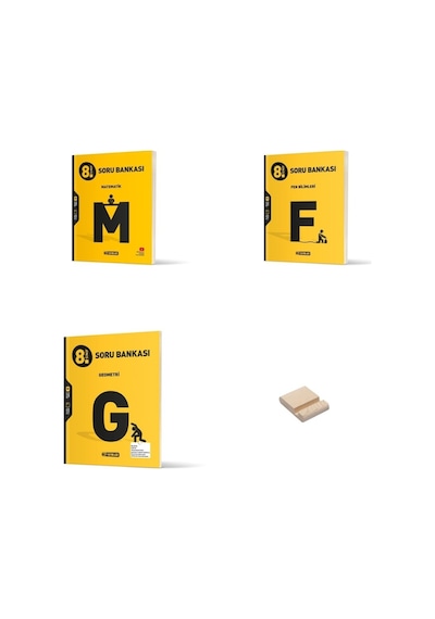 Lgs 8. Sınıf Matematik Fen Bilimleri Ve Geometri 3lü Set Soru Bankası