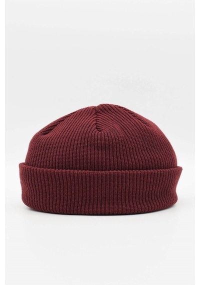 Külah Kadın Bordo Hiphop Docker Bere Katlamalı Cap Şapka Bordo Standart
